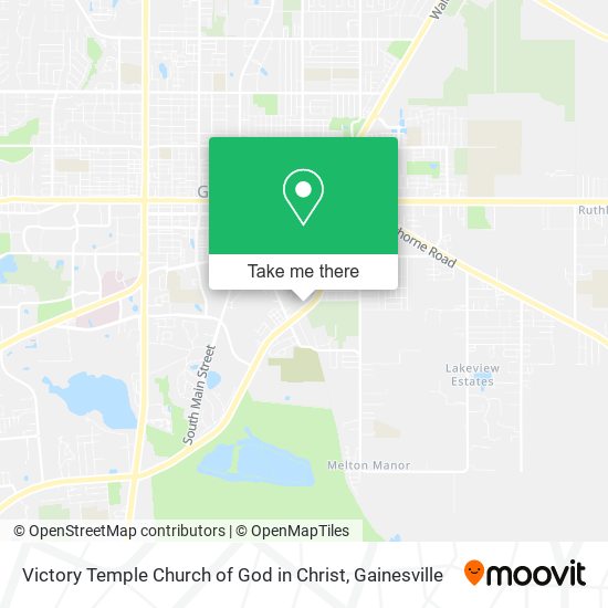 Mapa de Victory Temple Church of God in Christ