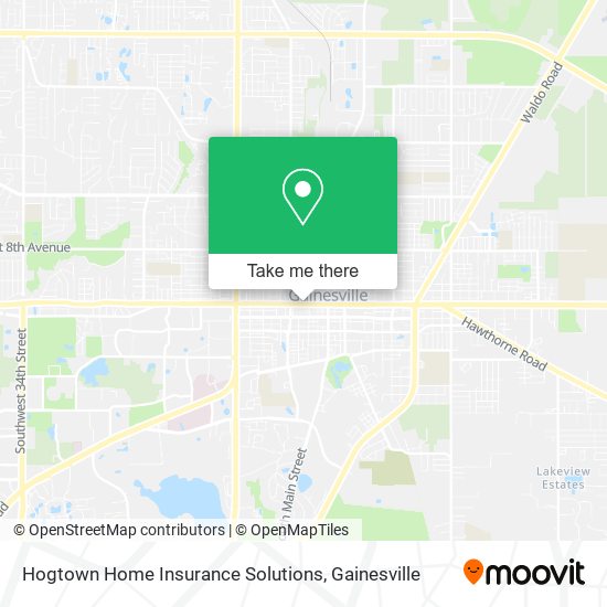 Hogtown Home Insurance Solutions map