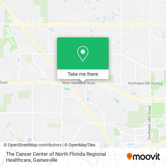 Mapa de The Cancer Center of North Florida Regional Healthcare