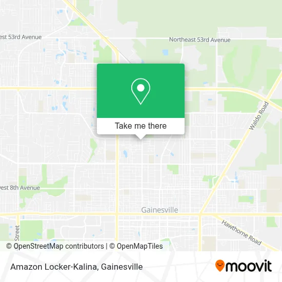 Amazon Locker-Kalina map