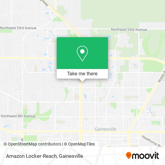 Amazon Locker-Reach map
