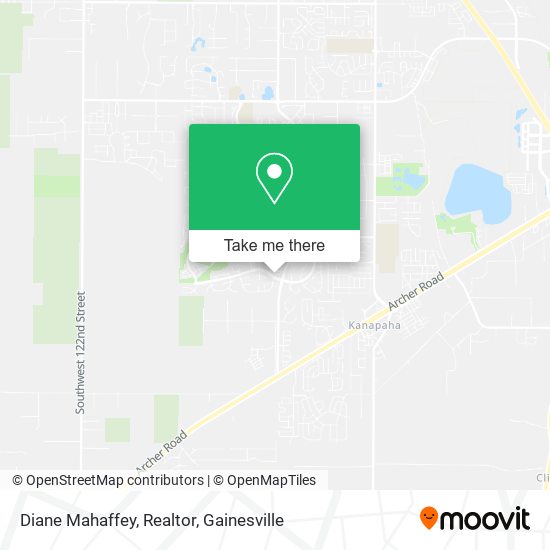 Diane Mahaffey, Realtor map