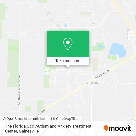 The Florida Ocd Autism and Anxiety Treatment Center map