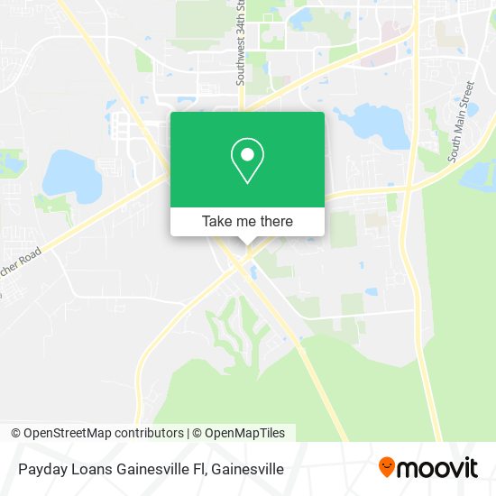 Payday Loans Gainesville Fl map