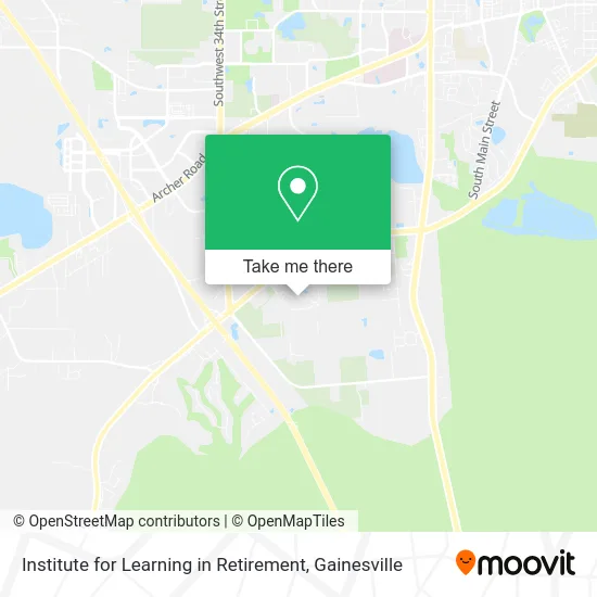 Institute for Learning in Retirement map