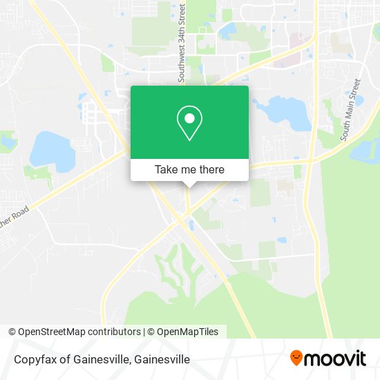 Copyfax of Gainesville map