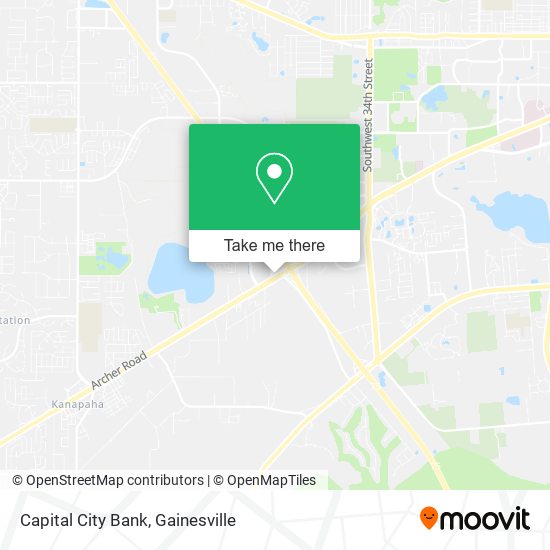 Capital City Bank map