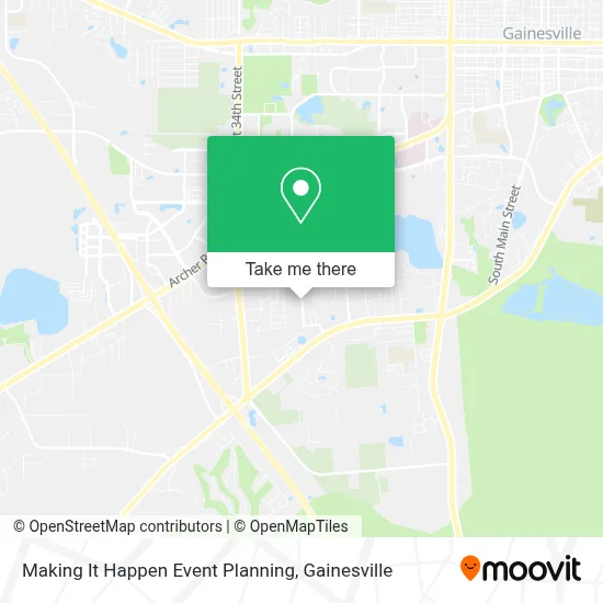 Making It Happen Event Planning map