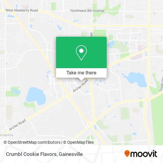 Crumbl Cookie Flavors map