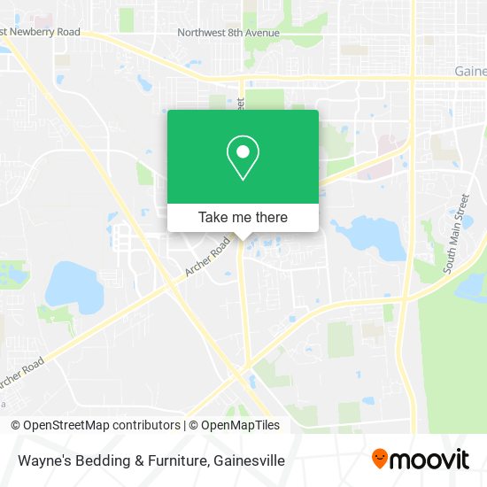 Wayne's Bedding & Furniture map