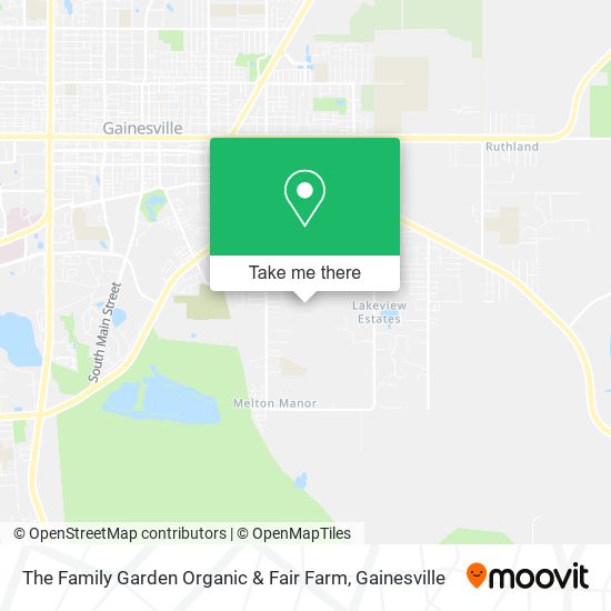 Mapa de The Family Garden Organic & Fair Farm
