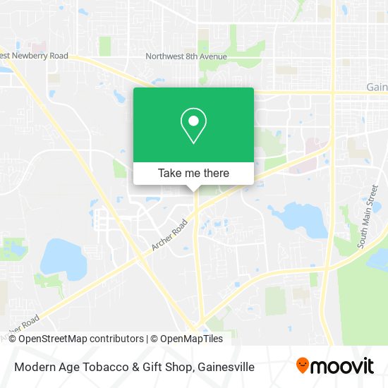 Modern Age Tobacco & Gift Shop map