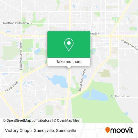 Victory Chapel Gainesville map