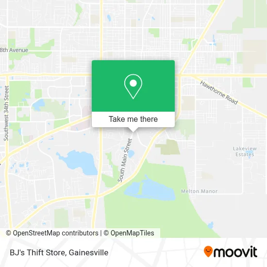 BJ's Thift Store map