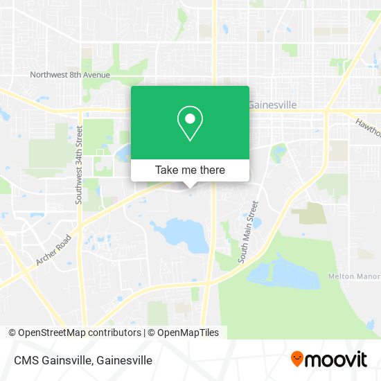 CMS Gainsville map