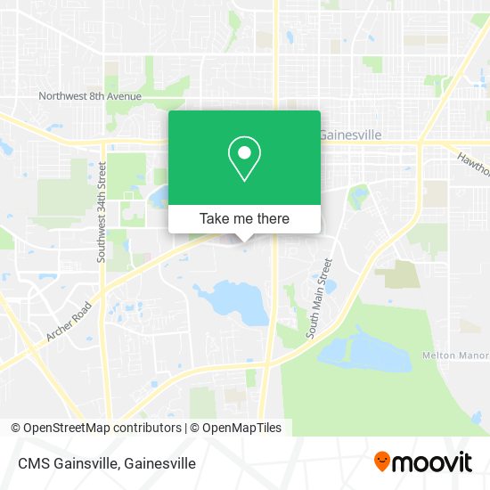 CMS Gainsville map