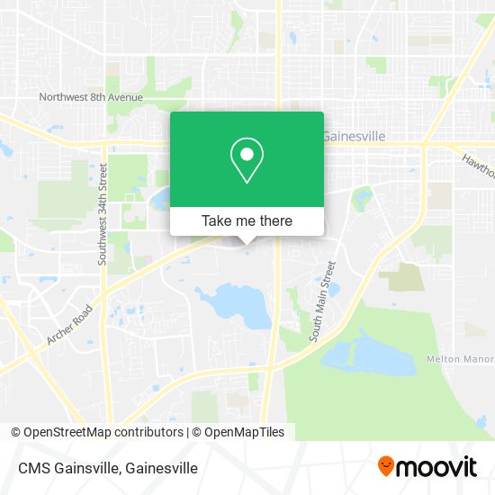 Mapa de CMS Gainsville
