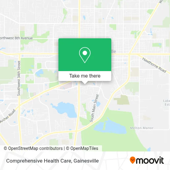 Comprehensive Health Care map