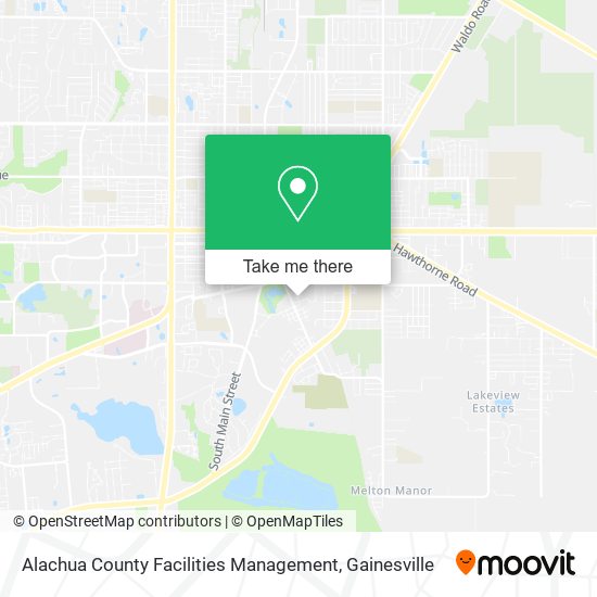 Alachua County Facilities Management map