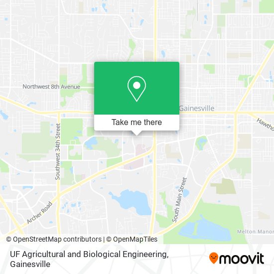 UF Agricultural and Biological Engineering map