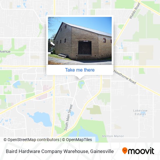 Baird Hardware Company Warehouse map