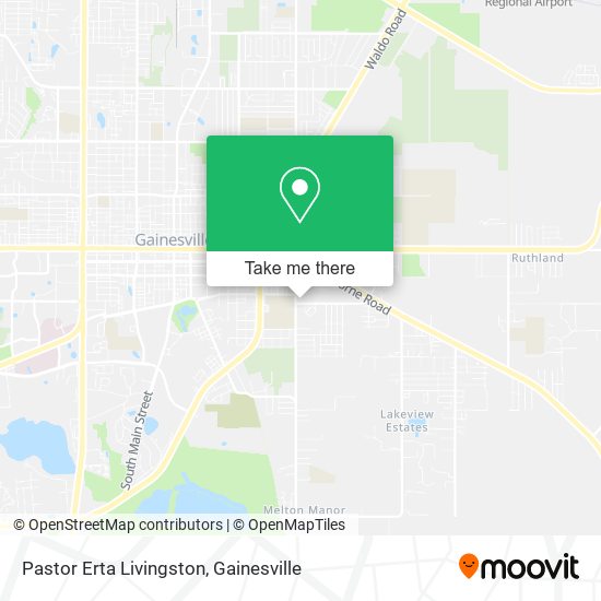 Pastor Erta Livingston map