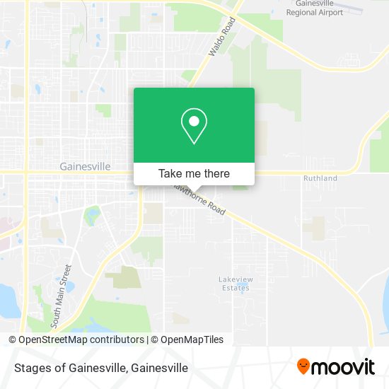 Stages of Gainesville map