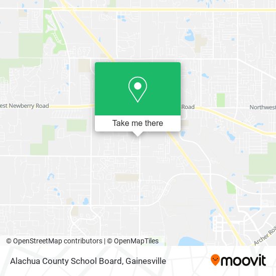 Alachua County School Board map