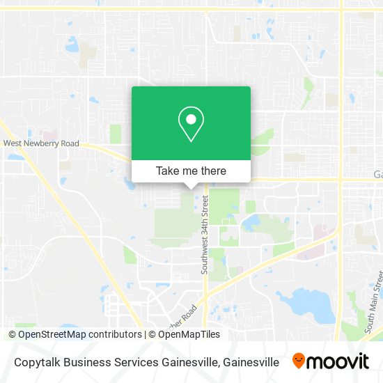 Copytalk Business Services Gainesville map