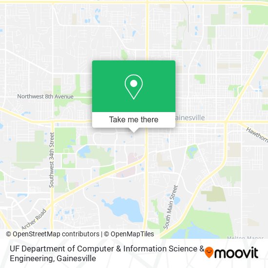 UF Department of Computer & Information Science & Engineering map