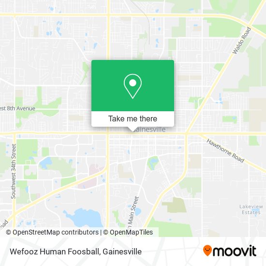 Wefooz Human Foosball map