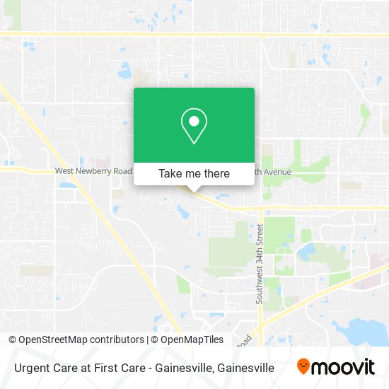 Mapa de Urgent Care at First Care - Gainesville