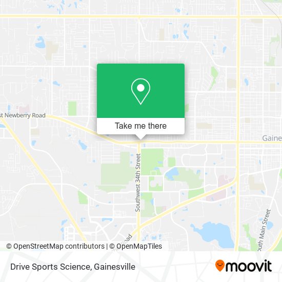 Drive Sports Science map