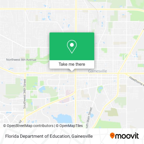 Florida Department of Education map