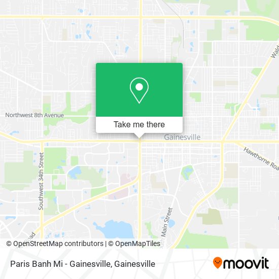 Paris Banh Mi - Gainesville map