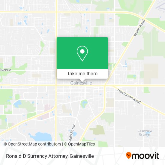 Mapa de Ronald D Surrency Attorney