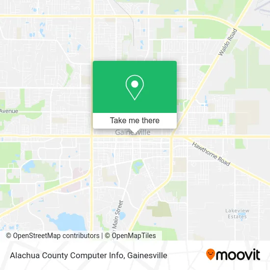 Alachua County Computer Info map