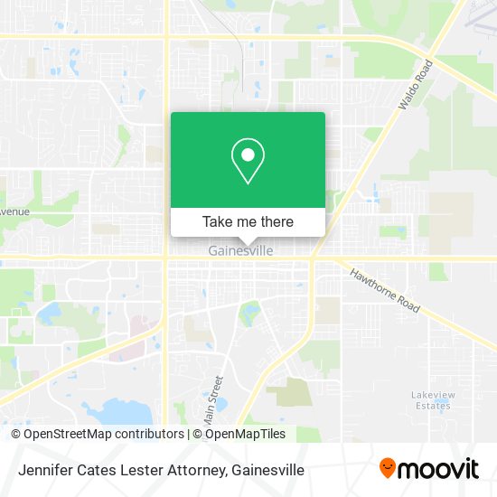 Jennifer Cates Lester Attorney map
