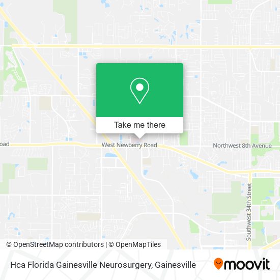 Mapa de Hca Florida Gainesville Neurosurgery
