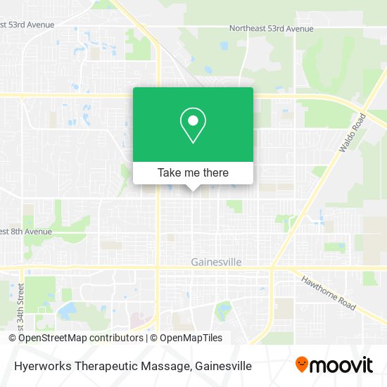 Mapa de Hyerworks Therapeutic Massage