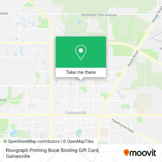 Risograph Printing Book Binding Gift Card map
