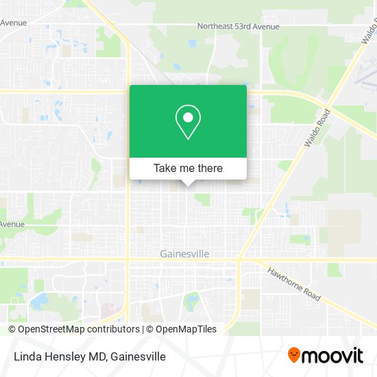 Linda Hensley MD map