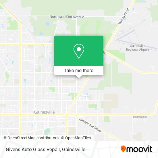 Givens Auto Glass Repair map