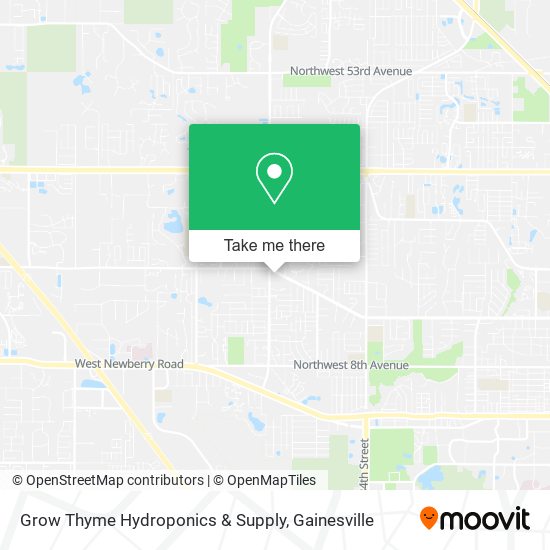 Grow Thyme Hydroponics & Supply map