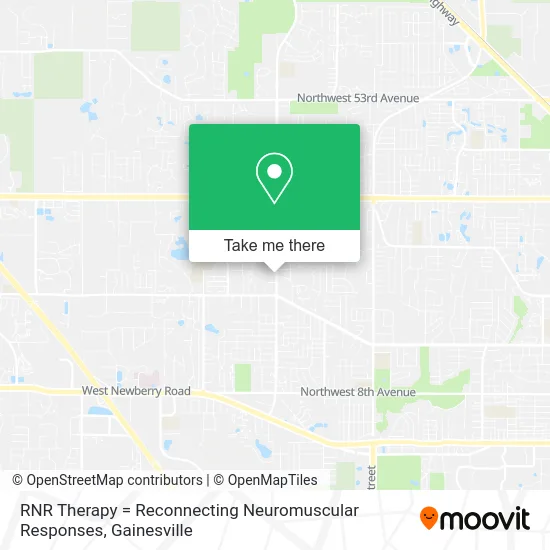 RNR Therapy = Reconnecting Neuromuscular Responses map