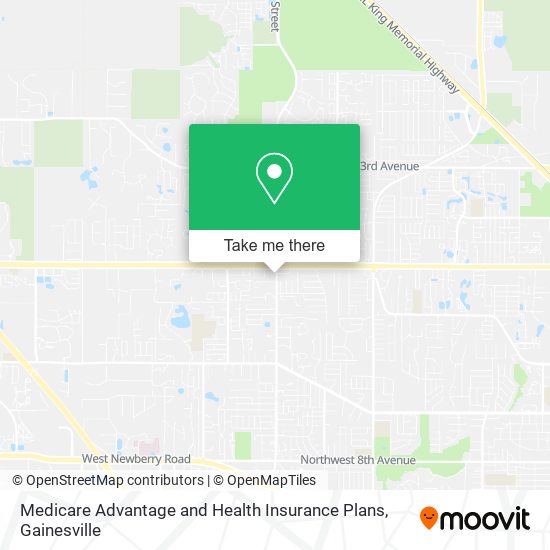 Medicare Advantage and Health Insurance Plans map