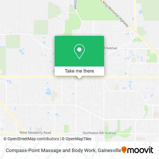 Compass-Point Massage and Body Work map