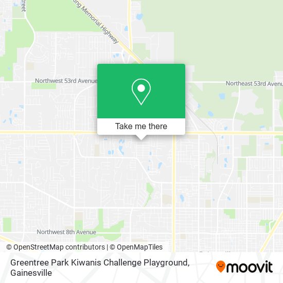 Mapa de Greentree Park Kiwanis Challenge Playground