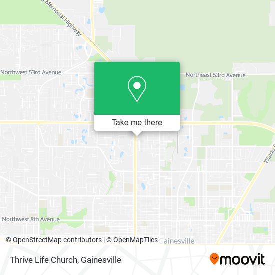 Mapa de Thrive Life Church