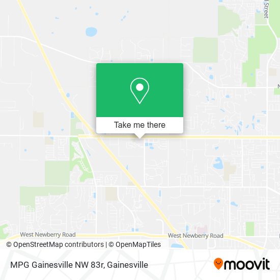 Mapa de MPG Gainesville NW 83r